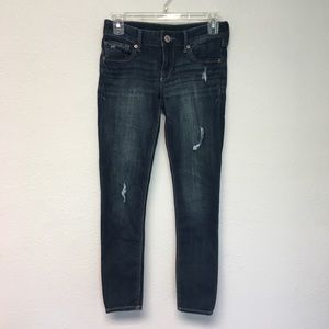 Dark wash Express jeggings